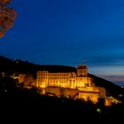 Heidelberger Schloss am Abend