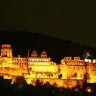 Heidelberger schloss bei Nacht