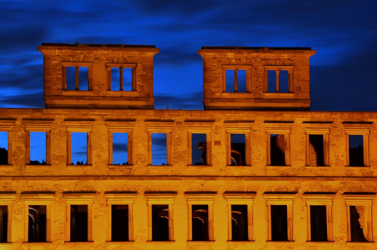 Heidelberger Schloss bei Nacht I