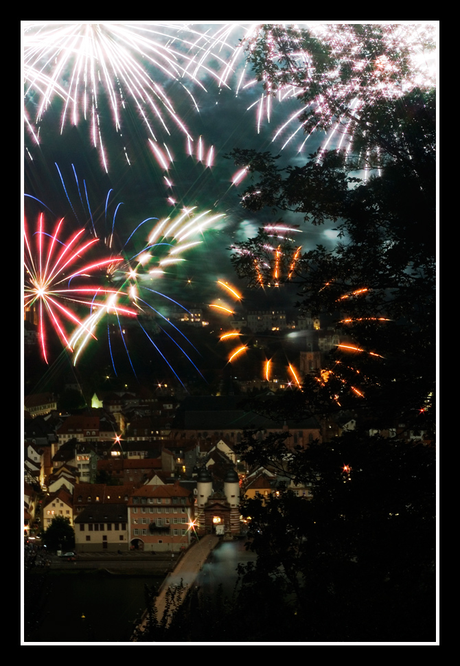 Heidelberger "Schloss Beleuchtung" von Bernd Layer