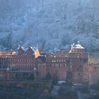 Heidelberger Schloss im Winter 