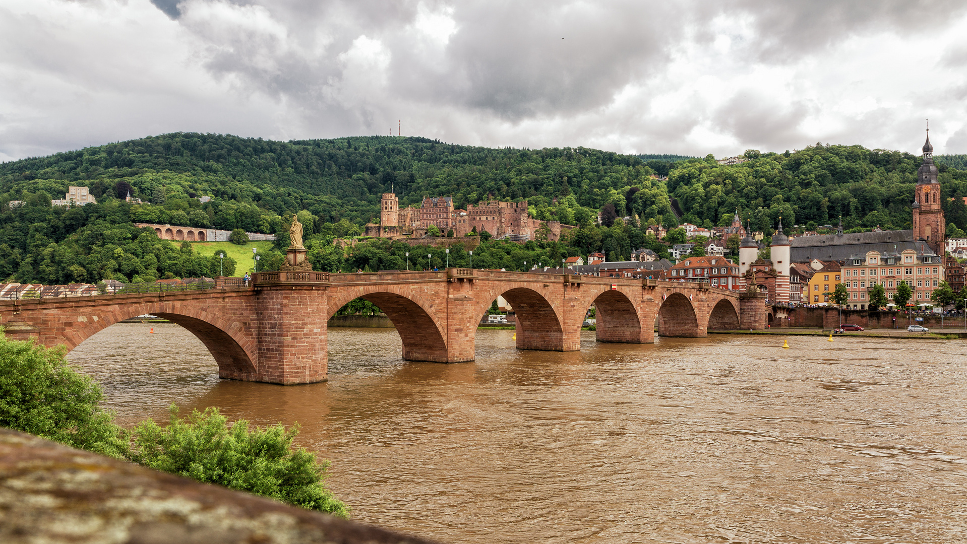 Heidelberger Schloss mit Alter Brücke