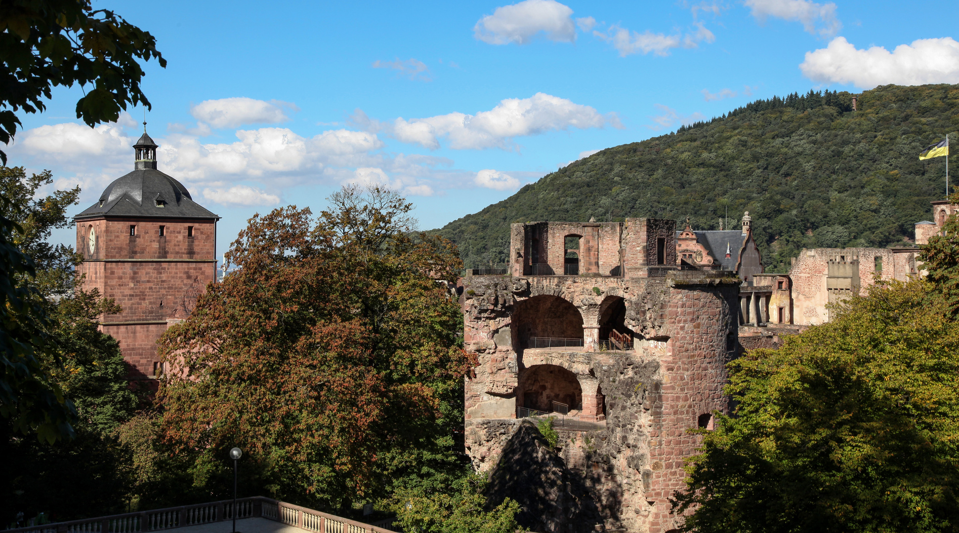 Heidelberger Schloss (Rückseite)