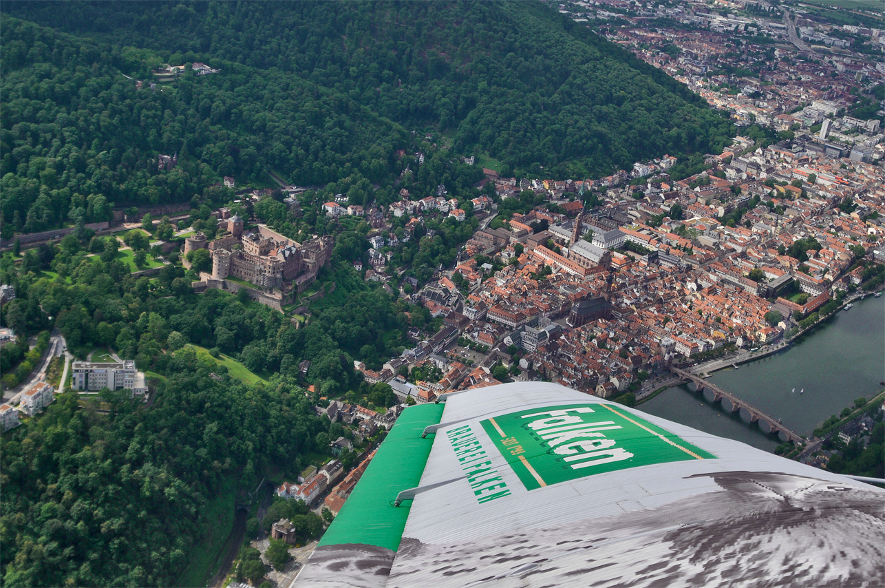 Heidelberger Schloss von oben