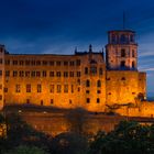 Heidelberger Schloss zur blauen Stunde