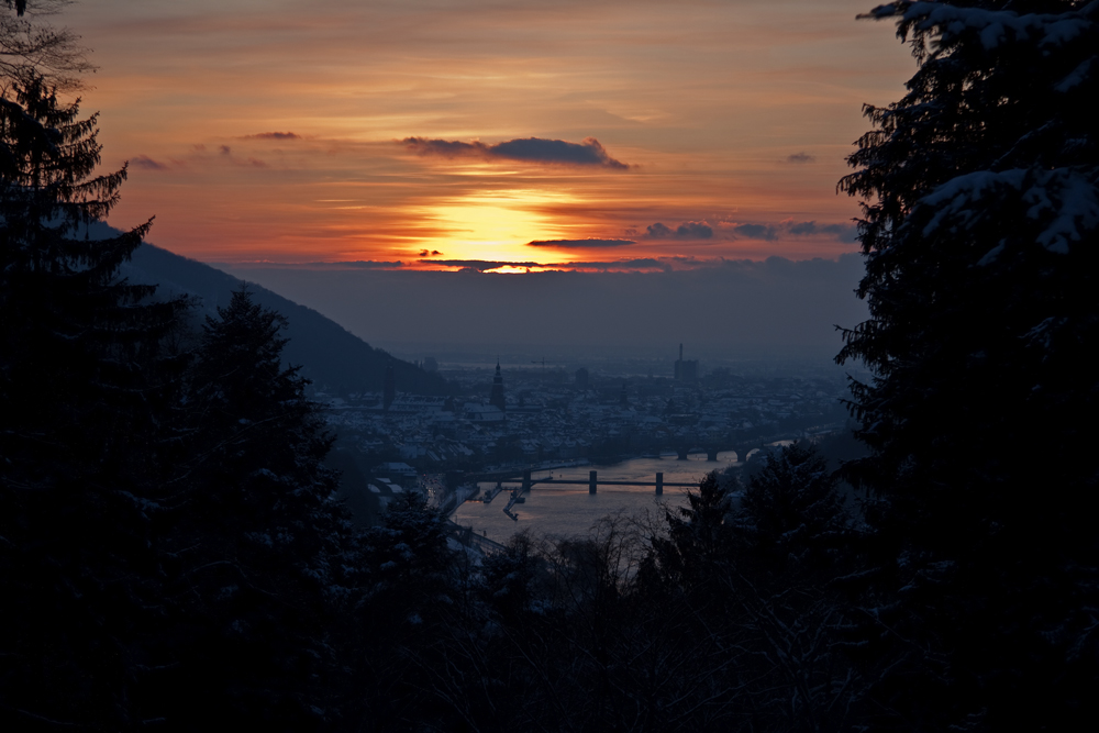 Heidelberger Sonnenuntergang...