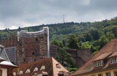 Heidelbergerschloß Bauarbeiten