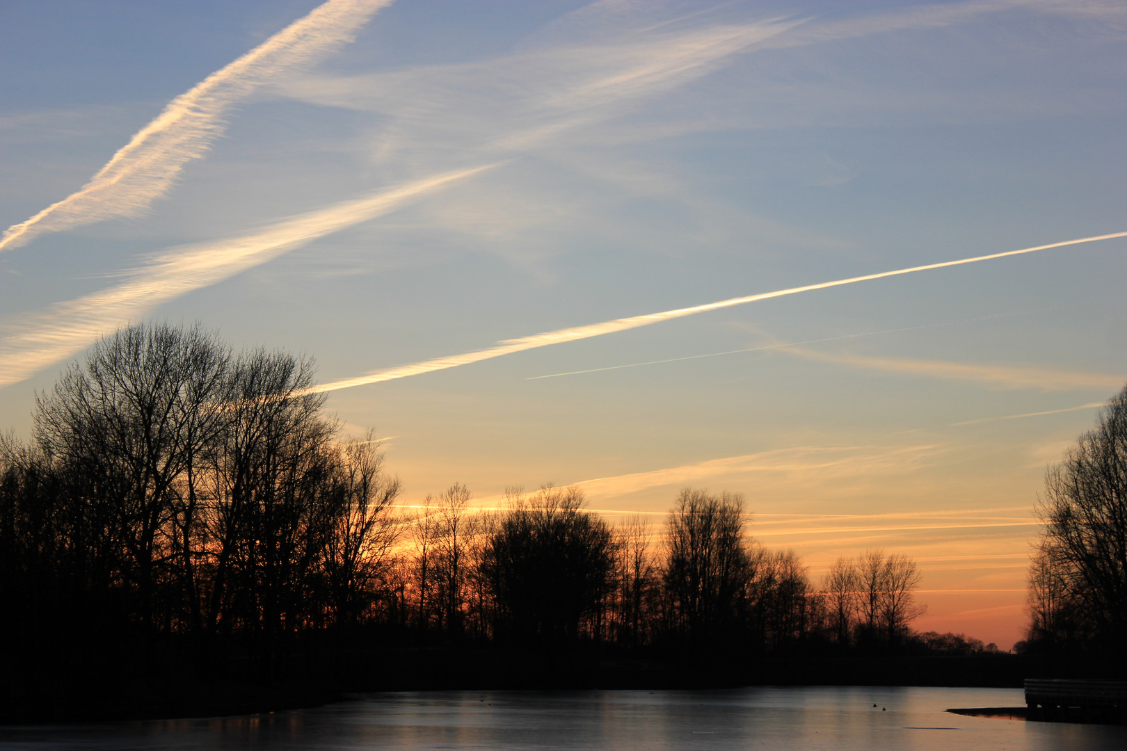 Heidenberger Teich_sunset