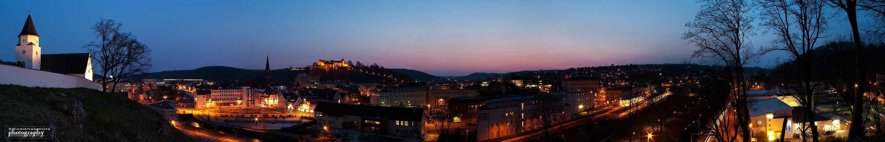 Heidenheim a.d. Brenz bei Nacht