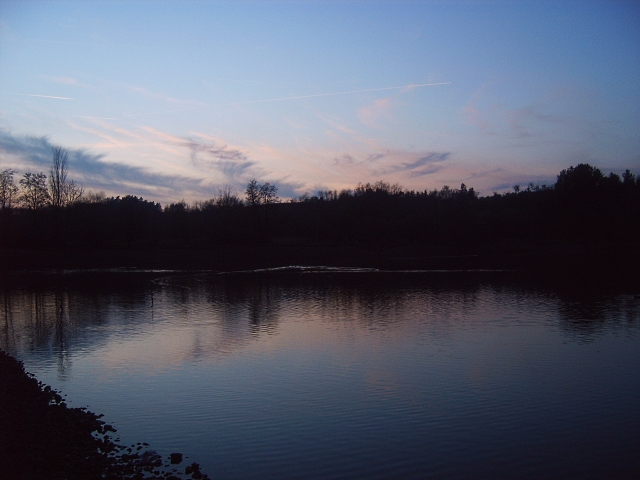 Heidesee bei Abenddämmerung 2