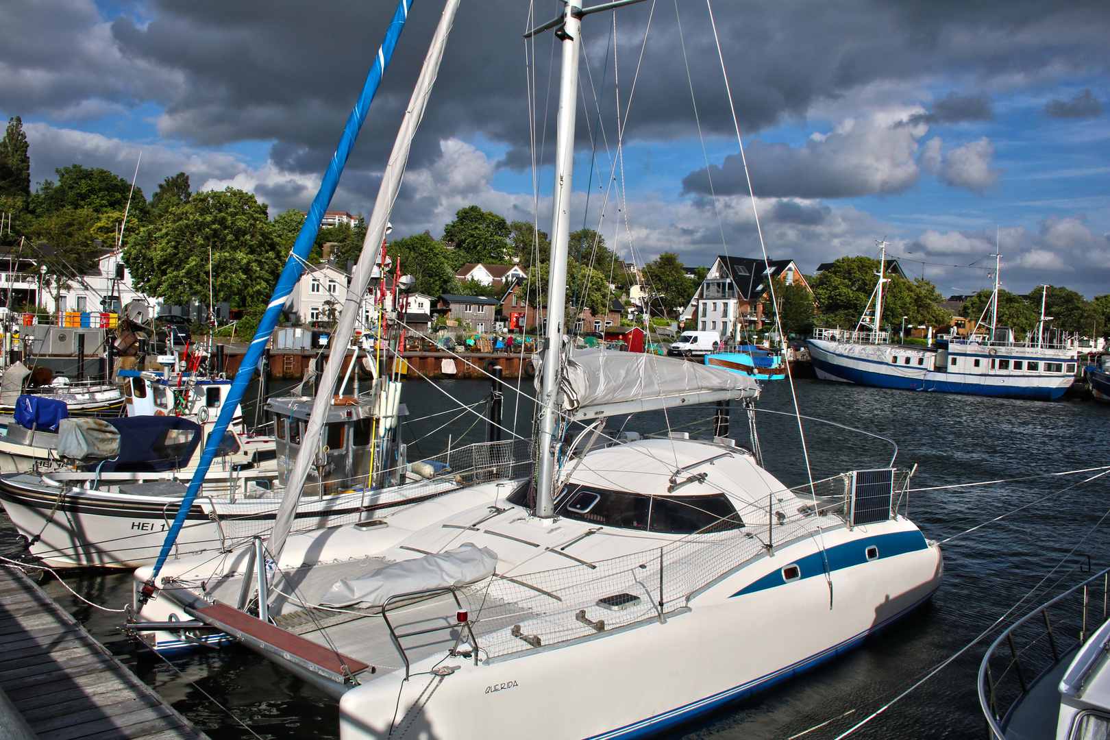 Heikendorf - Yachthafen am Abend