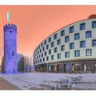 Heilbronn. Alt & Neu. Bollwerksturm und Mercure Hotel 2