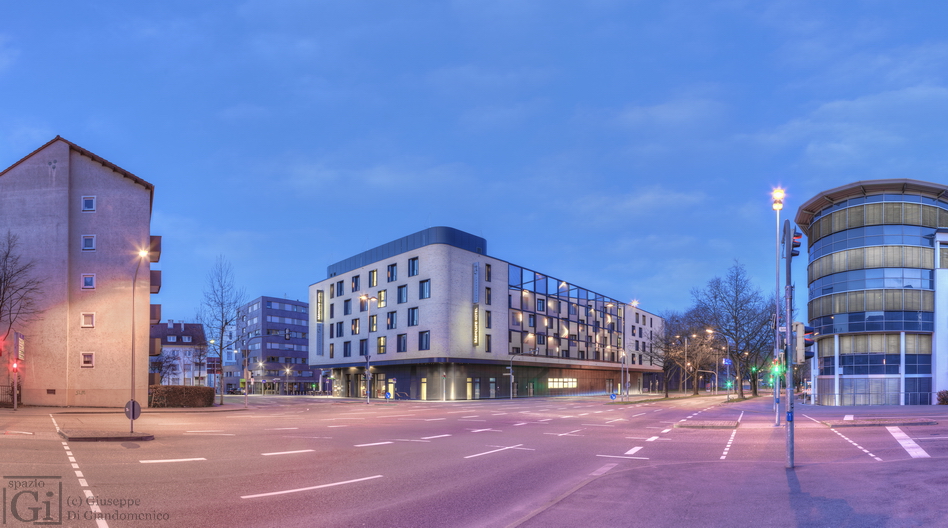 Heilbronn. Architekturen Gegenüber Schäuffeiens-/Mannheimerstrasse