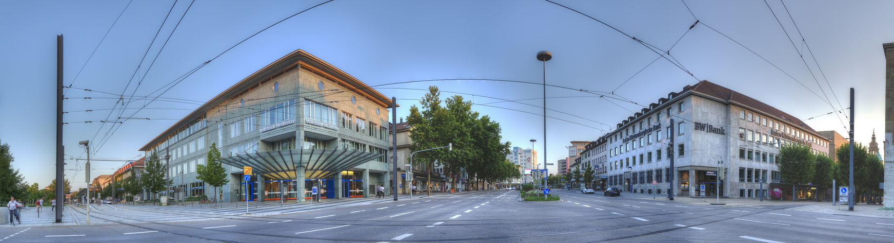 Heilbronn: Architekturen Gegenüber. Volksbank & BW-Bank