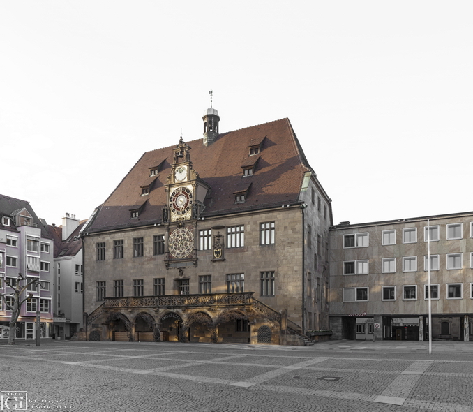 Heilbronn. Marktplatz mit historischem Rathaus