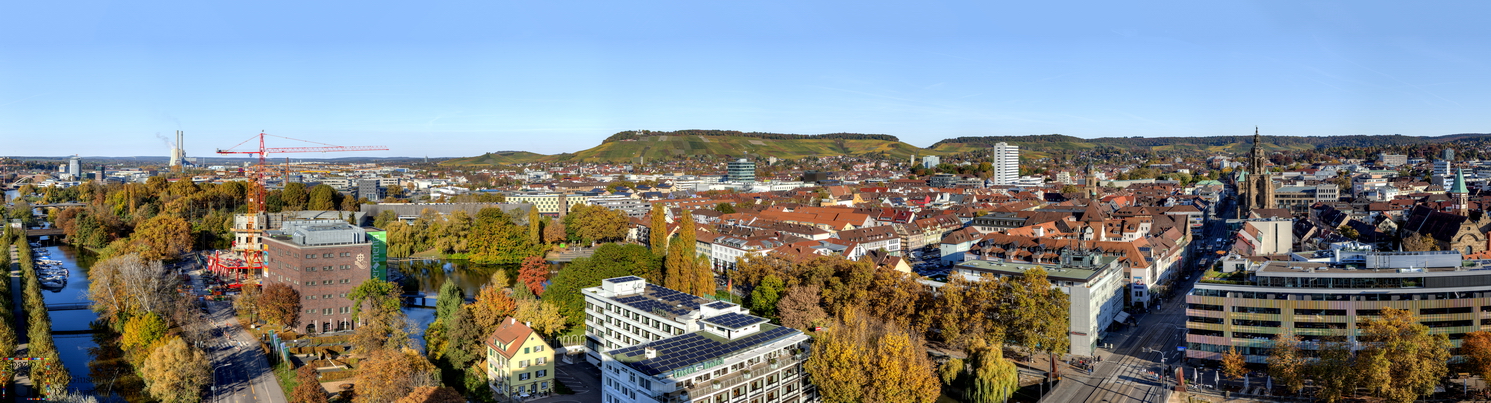 Heilbronn Panorama Landschaft nach Norden