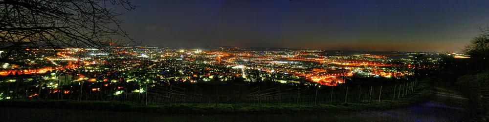 Heilbronn: Panorama notturno