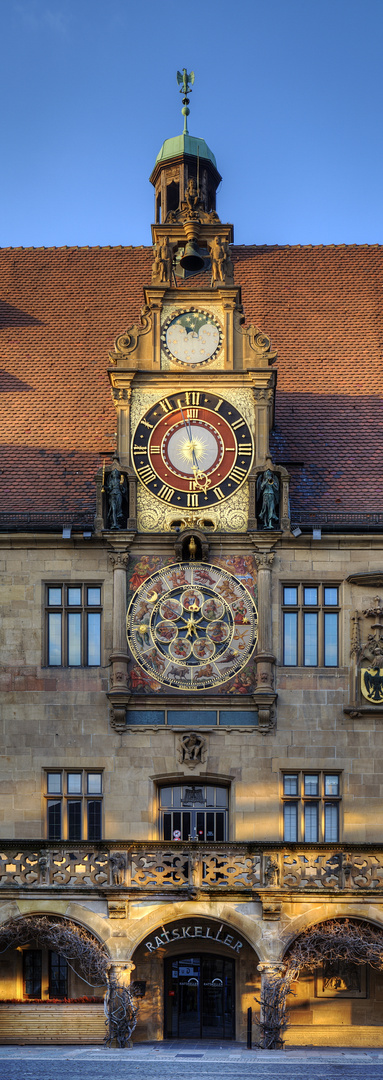 Heilbronn. Rathaus' Histrorischer Stundenschläger