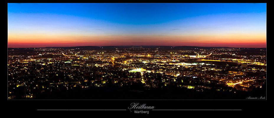 Heilbronn vom Wartberg aus