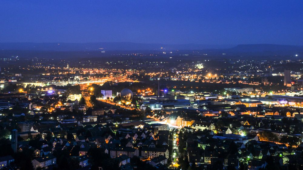 Heilbronn zur "Blauen Stunde"