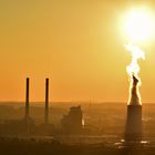 Heilbronner Kohlekraftwerk in der Abendsonne