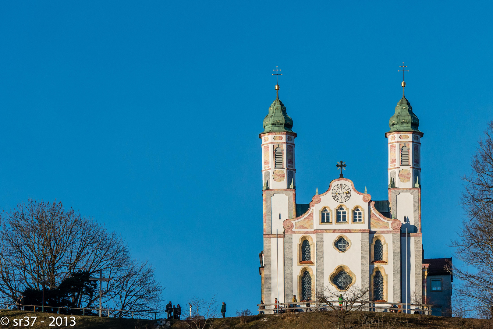 Heilig-Kreuz-Kirche auf dem Kalvarienberg in Bad Tölz