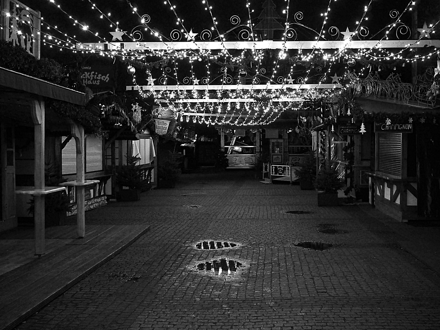 Heiligabend auf dem Weihnachtsmarkt 