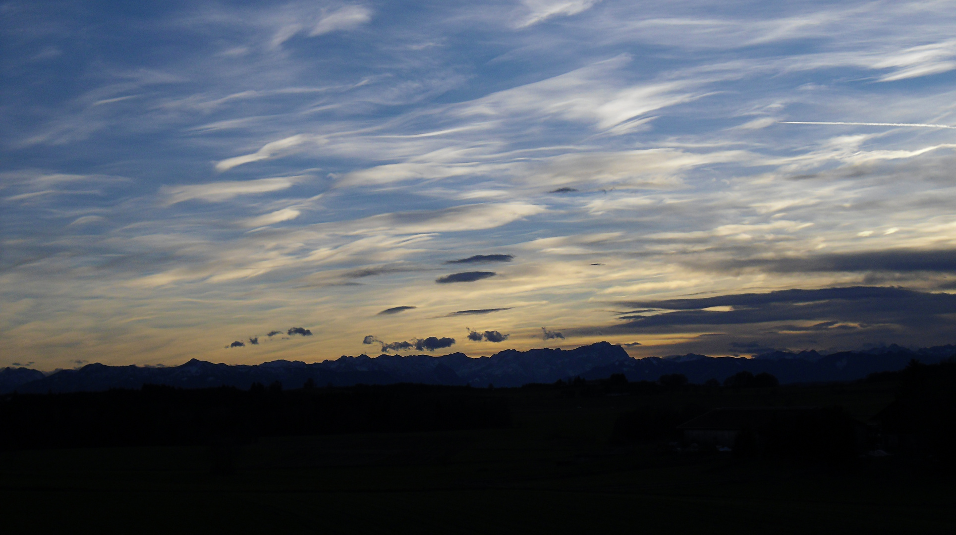 Heiligabend-Himmel