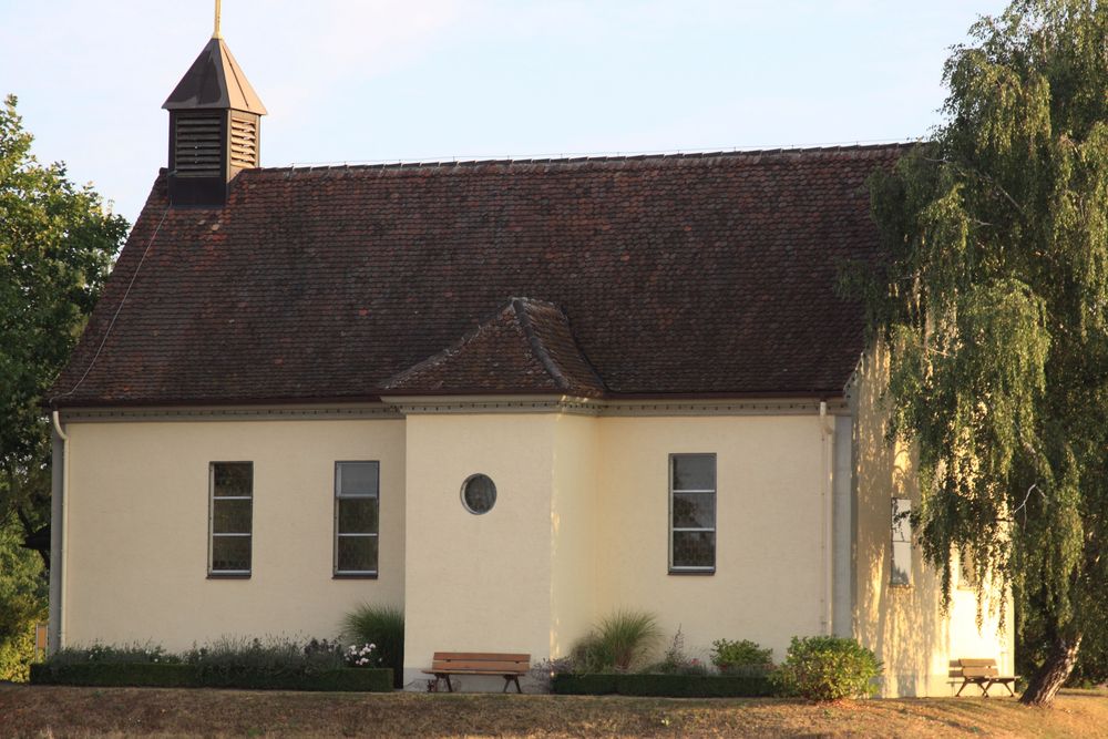 Heilige Kreuzkapelle Neuenburg am Rhein, Morgenstimmung (11)