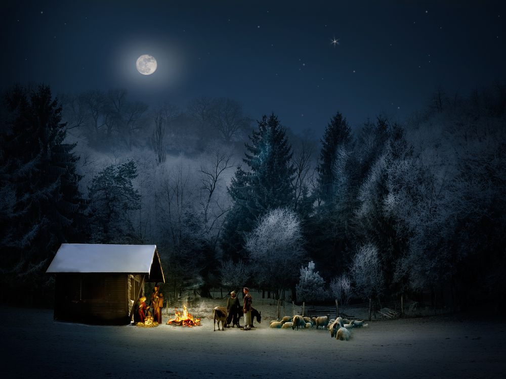 Heilige Nacht Foto & Bild fotomontage, digiart Bilder auf