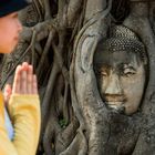 Heilige Stätten des Buddhismus - Wat Mahathat, Ayutthaya, Thailand. 