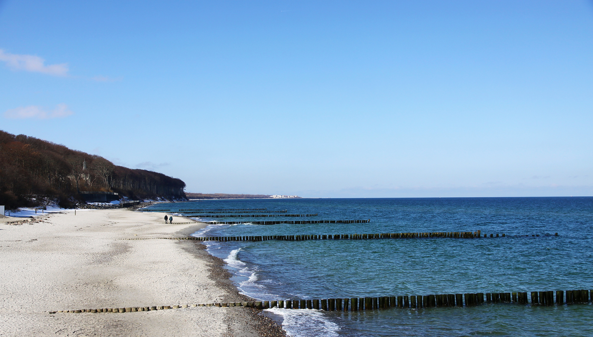 Heiligendamm - Blick von der Seebrücke in Richtung Kühlungsborn