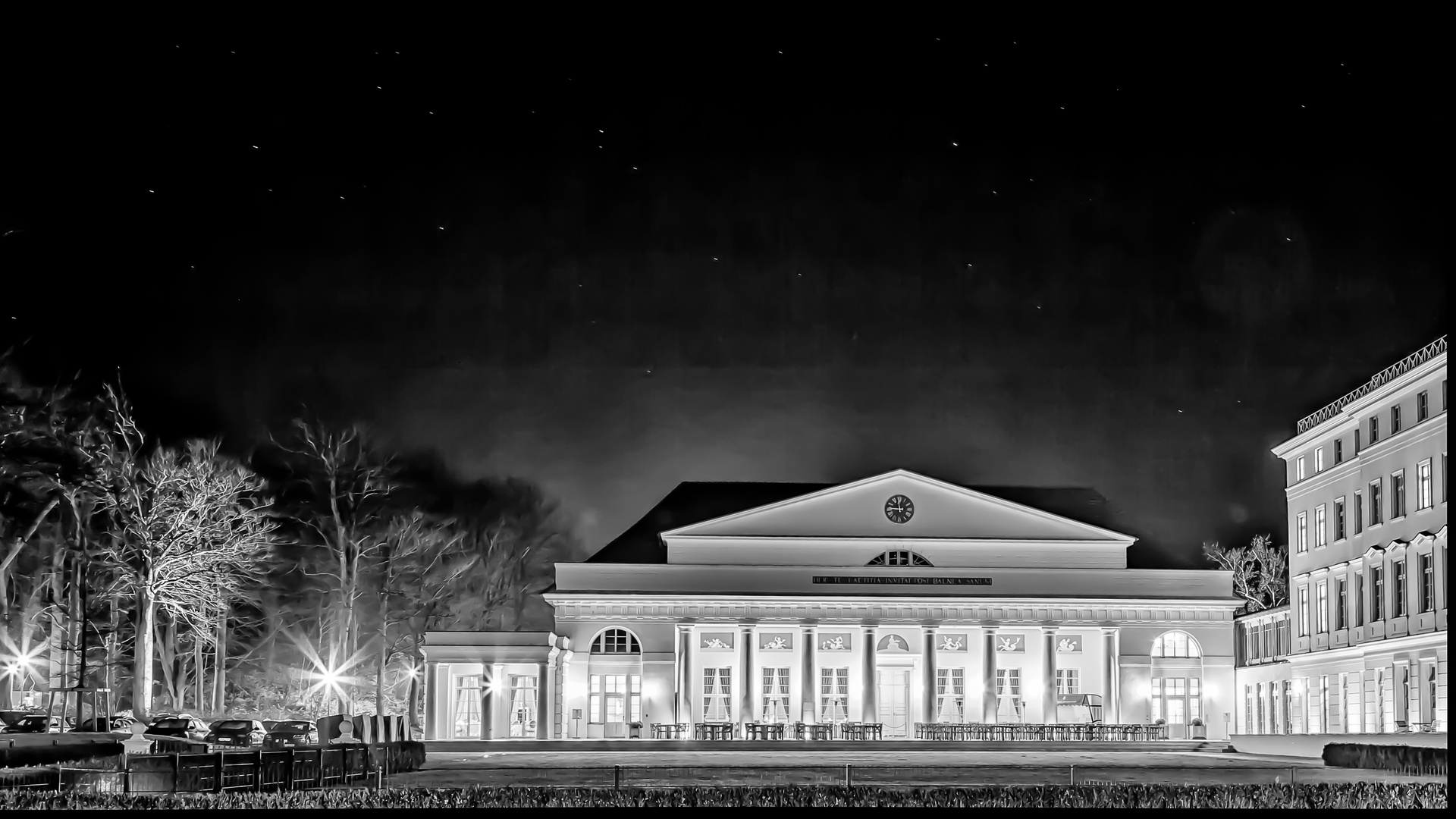 Heiligendamm Grandhotel bei Nacht