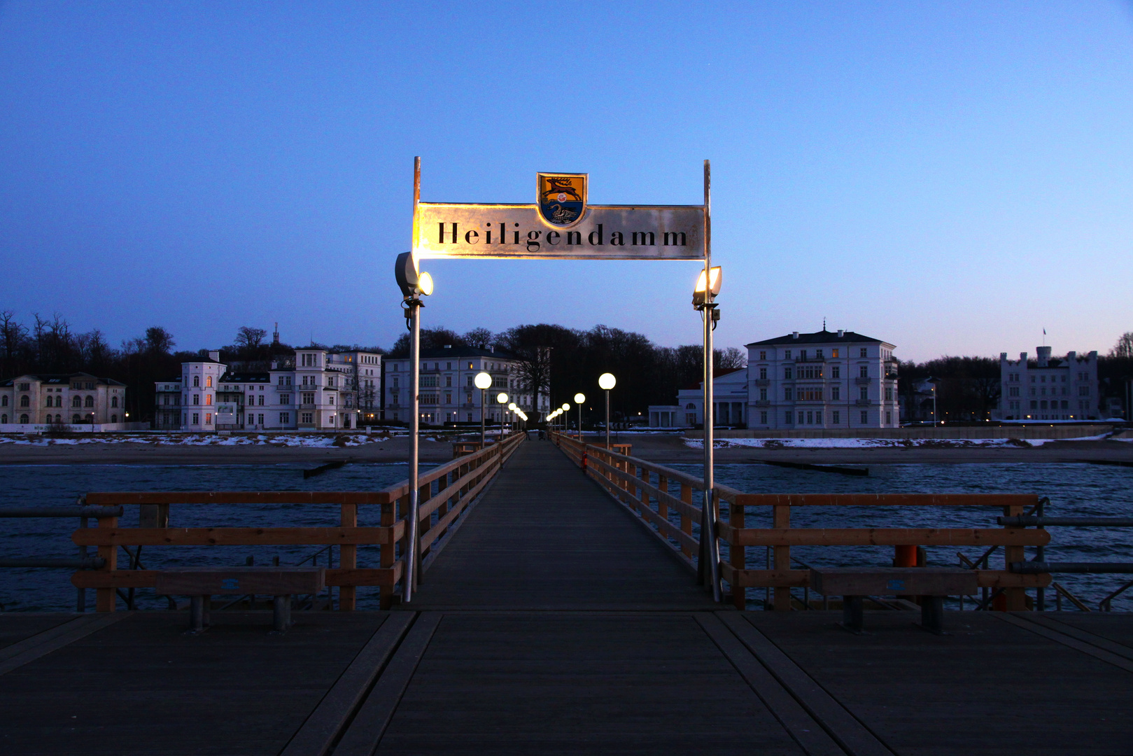 Heiligendamm - Seebrücke - Blickrichtung Ufer