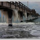 Heiligendamm's frostige Seebrücke