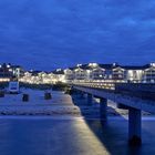 Heiligenhafen Erlebnis-Seebrücke bei Nacht