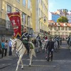 Heiligenprozession durch Lissabon