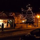 Heiligenstädter Marktplatz mit Weihnachtskrippe