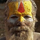 Heiliger Mann am Pashunipath Tempel in Kathmandu (3)