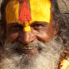 Heiliger Mann am Pashunipath Tempel in Kathmandu - Sadhu 1