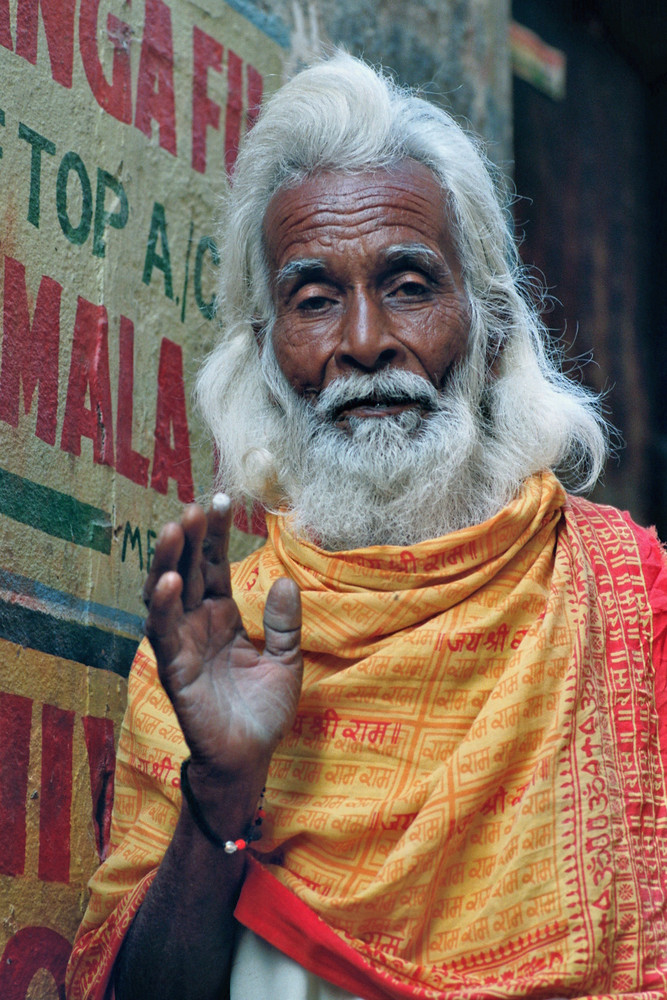 Heiliger Mann in Varanasi