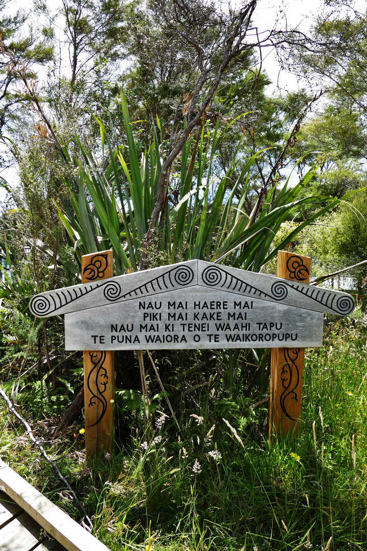 Heiliger Ort der Maoris