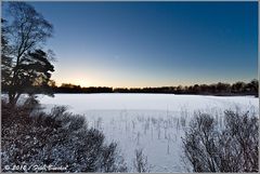 Heiliges Meer (Sonnenuntergang bei -8 Grad)