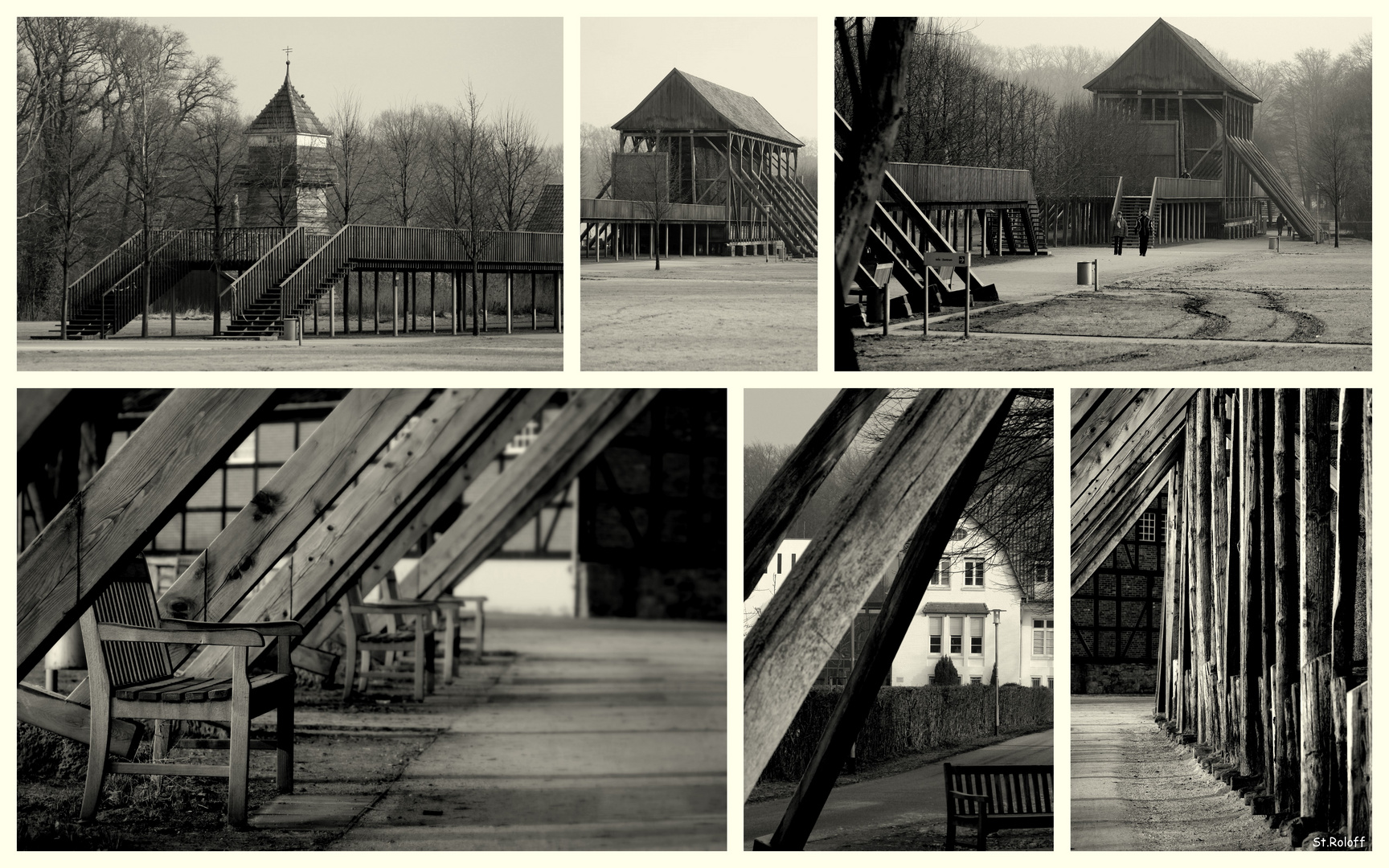 Heimat Die Salinen von Rheine an einem Herbstmorgen 2011