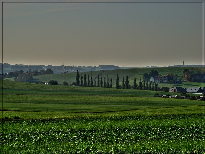 Heimat in diesiger Frühherbststimmung