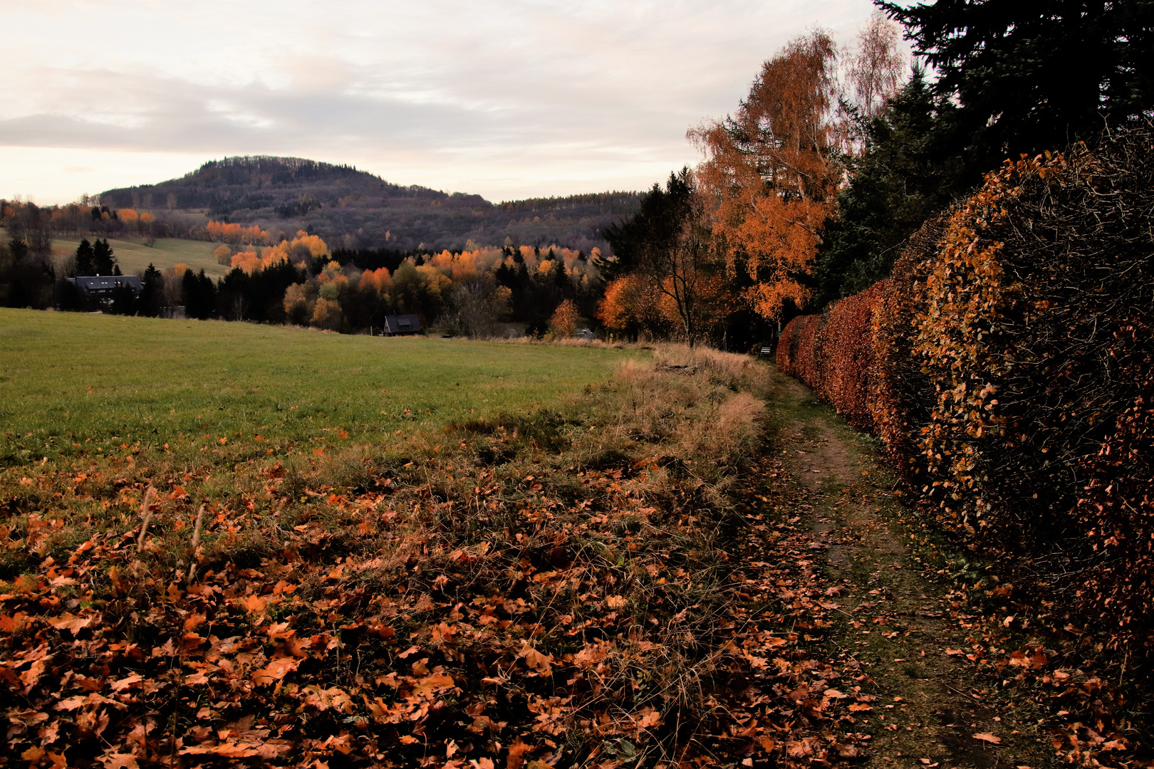 Heimat, Werte, Tradition, traumhafter Herbst im Osterzgebirge