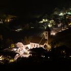 Heimatdorf bei Nacht