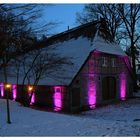 Heimathaus in Jesteburg mit Kunst Beleuchtung