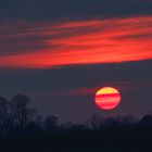 Heimatliche Sonnenuntergangsromantik