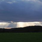 Heimfahrt vom Hochsitz : Regenversprechen